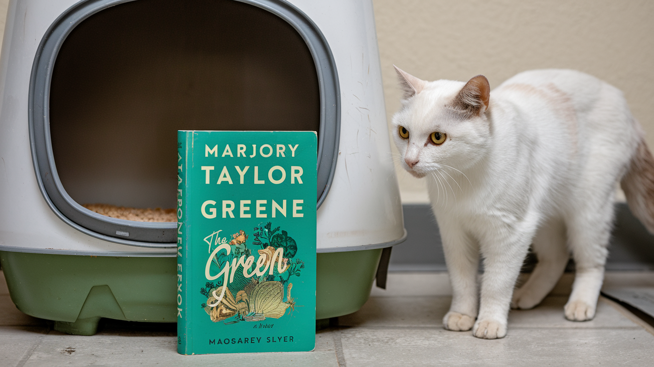 Marjory Taylor Green book cat litter box