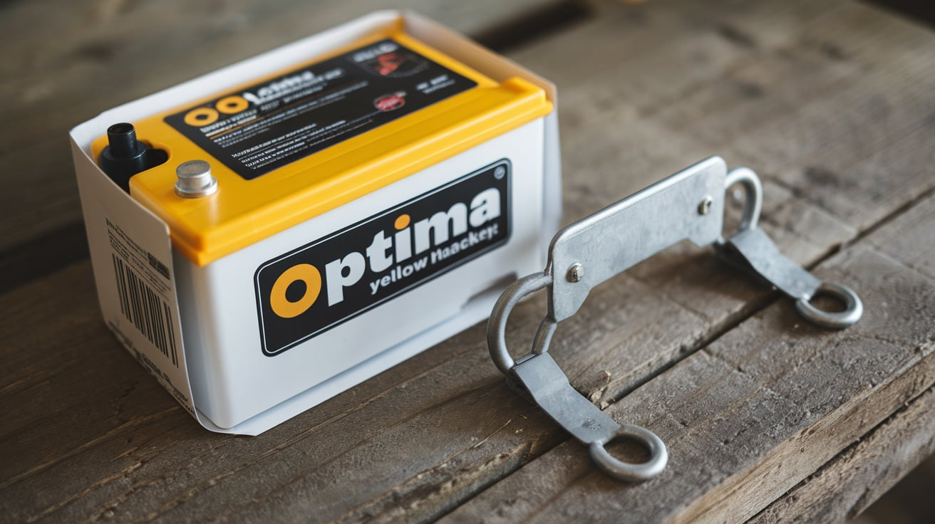 Optima Battery DH6 YellowTop Hold Down Bracket