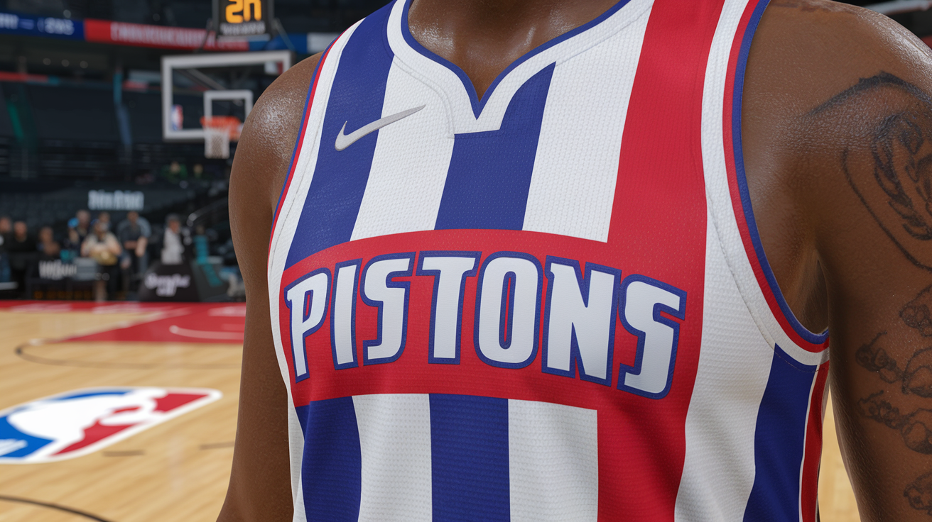 Motown Pistons jersey NBA 2K