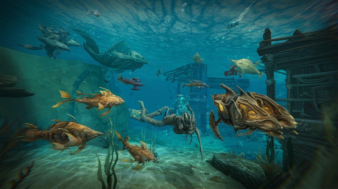 The underwater raid from EverQuest 1 Antonica