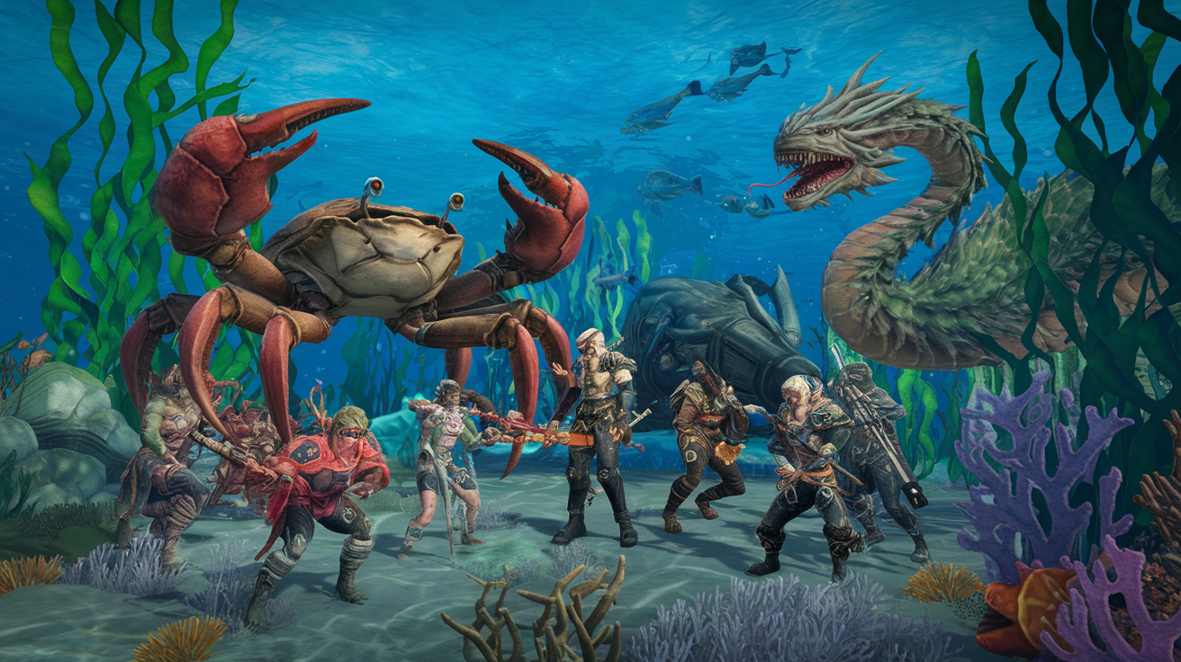 The underwater raid from EverQuest 1 Kelp