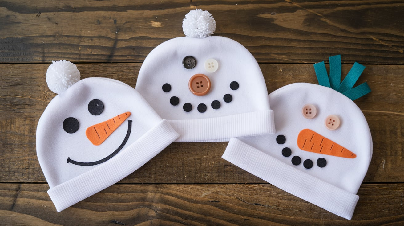 snowman hats for crafts 4.6 inches