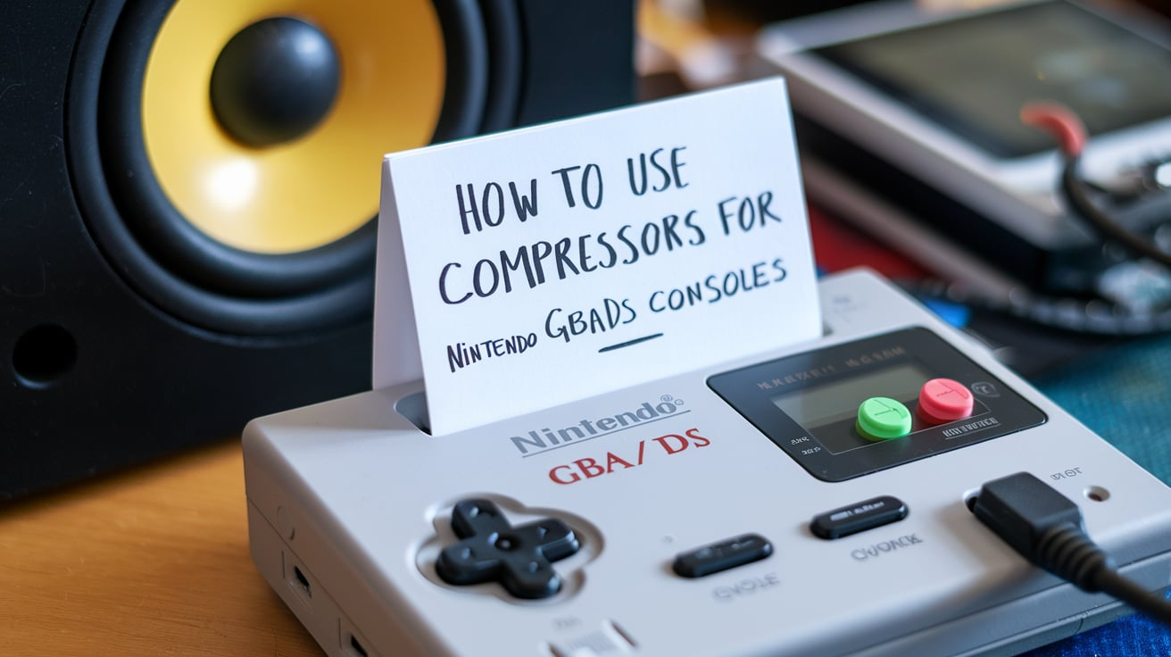 how to use compressors for Nintendo GBA/DS consoles by CUE