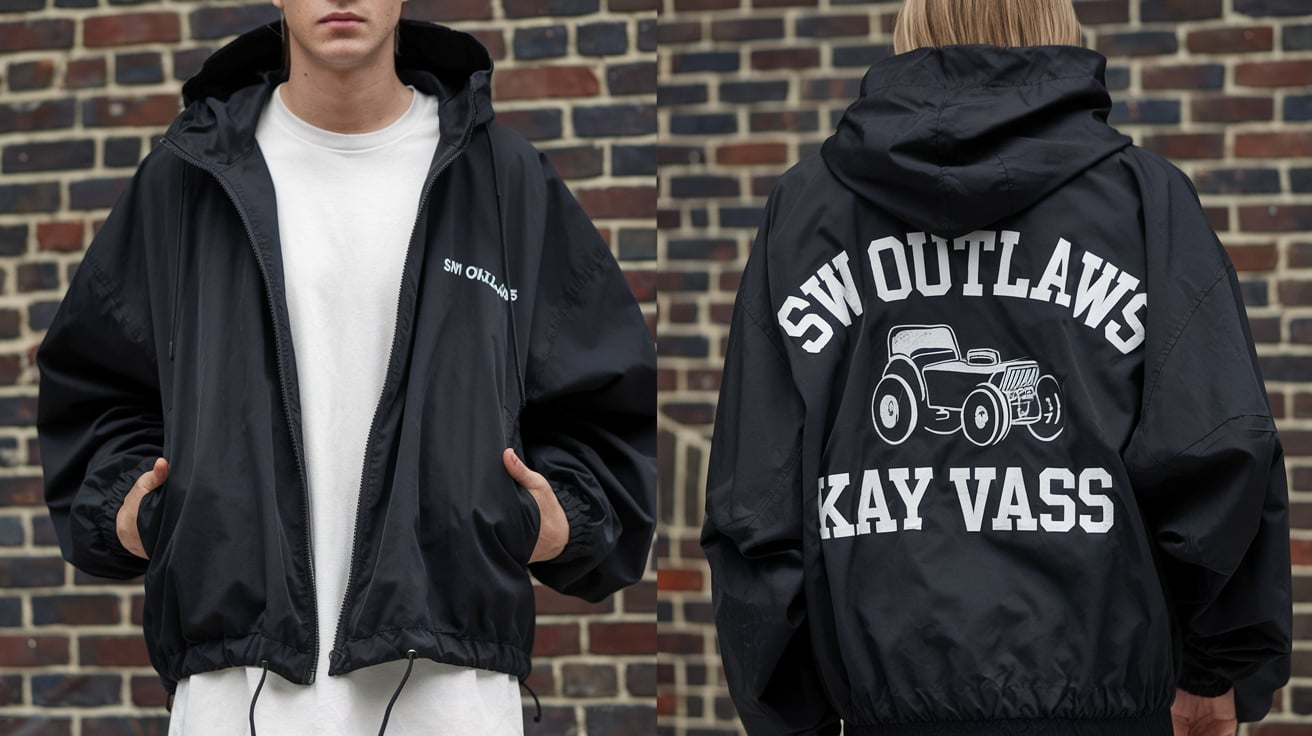 SW Outlaws Kay Vass Black Hooded Jacket